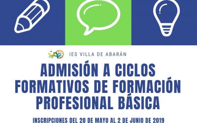 Admisión para FP Básica (curso 2019/20)