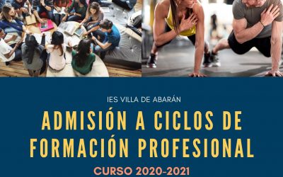 Admisión a ciclos de Formación Profesional para el curso 2020/21