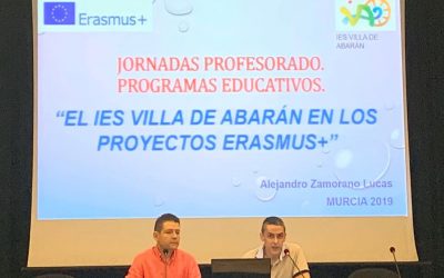 La experiencia Erasmus de nuestro centro en las Jornadas del Profesorado sobre programas educativos.