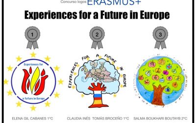 Logos ganadores del proyecto Erasmus+ “Experiences for a future in Europe”