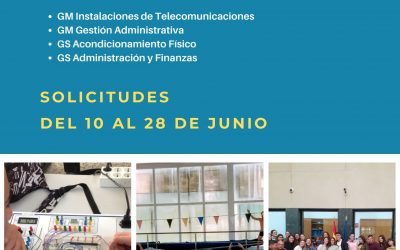 Admisión a Ciclos Formación Profesional de Grado Medio y Superior para el curso 2021/22