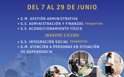 Solicitudes de plaza en ciclos formativos de Grado Medio y Superior para el curso 2023-24